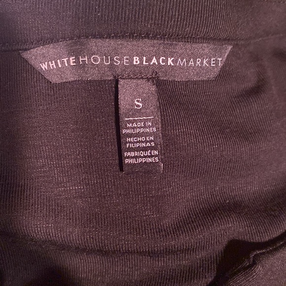 White House black-market T-shirt dress with lace up detail at neck size S - Picture 4 of 4